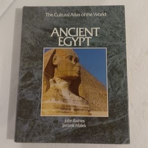 ANCIENT EGYPT (THE CULTURAL ATLAS OF THE WORLD) By John Baines - Hardcover